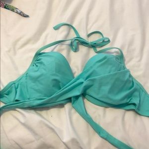 Pink Wrap Around Bikini Top